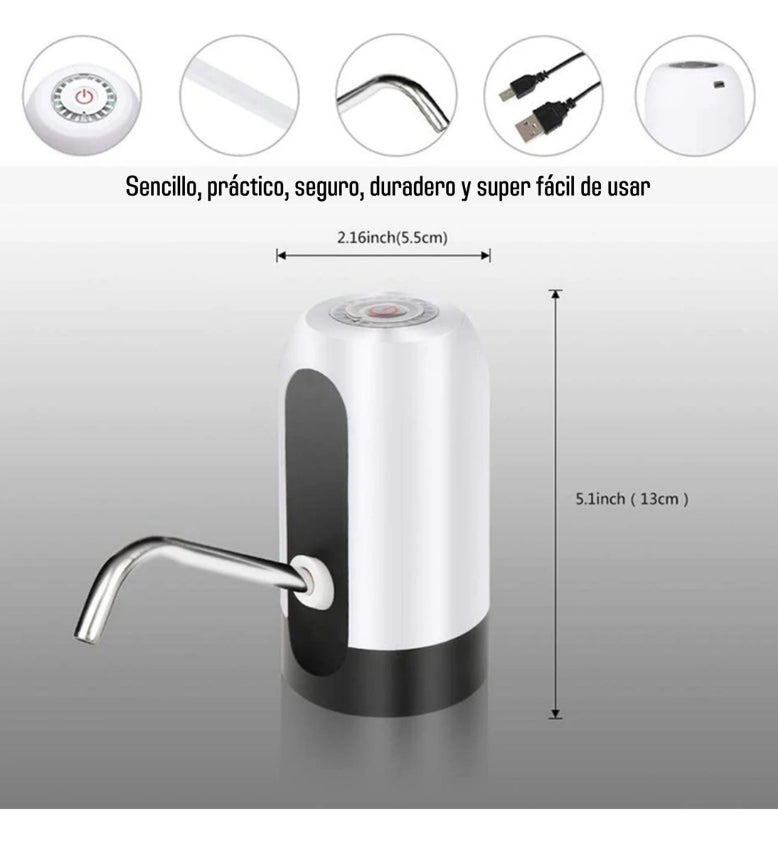 AquaPump™ - Dispensador de Agua Eléctrico Inalámbrico